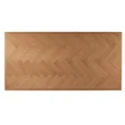 Fast bord 180x90 cm i ek och järnbas - Lega Viadurini