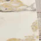 Fast bord 210x110 cm med marmorliknande keramikskiva - Tano Viadurini