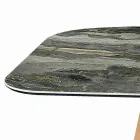 Fast fatformat bord med bas av Canaletto valnötsaska tillverkat i Italien - norr Viadurini