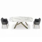 Fast fatbord med laminatskiva Tillverkat i Italien - Settimmio Viadurini