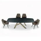 Fast fatbord med laminatskiva Tillverkat i Italien - Settimmio Viadurini