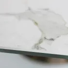 Fast bord med stålunderrede och keramisk skiva Tillverkat i Italien - Byxor Viadurini