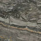 Fast bord med fatformad skiva i keramik Tillverkat i Italien - Settimmio Viadurini