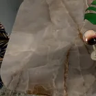 Fast bord med fatformad skiva i keramik Tillverkat i Italien - Settimmio Viadurini