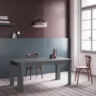 Fast bord med fasad blockskiva tillverkad i Italien - Tratto Viadurini