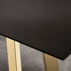 Fast matbord med fanerad träskiva Tillverkat i Italien - Tecna Viadurini