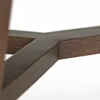 Fast matbord i polerad Emperador Keramik Tillverkat i Italien - Norr Viadurini