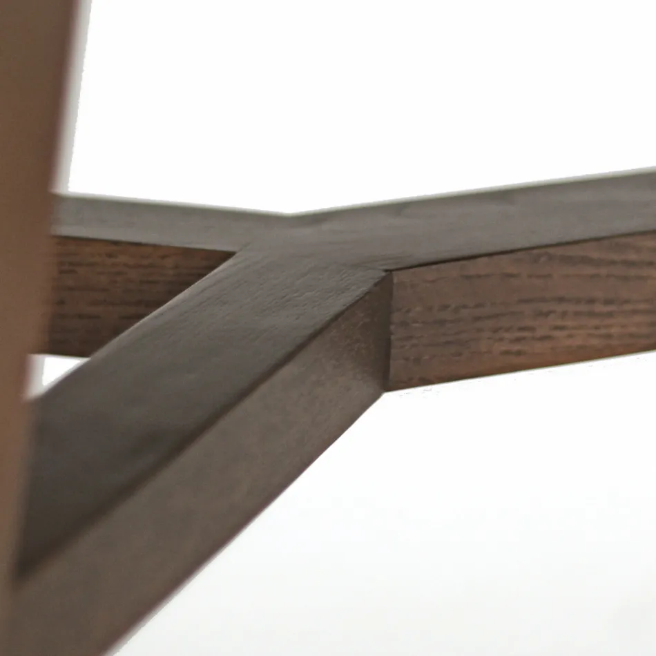 Fast matbord i polerad Emperador Keramik Tillverkat i Italien - Norr Viadurini