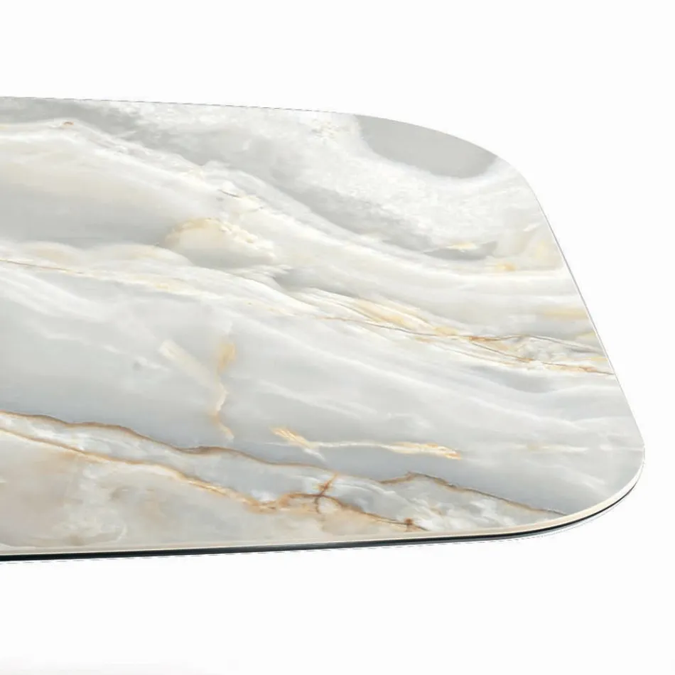 Fast keramiskt bord i olika ytbehandlingar och storlekar Tillverkat i Italien - Grotta Viadurini