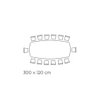 Polerat grekiskt svart keramikbord tillverkat i Italien - Grotta Viadurini