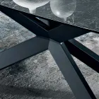 Polerat grekiskt svart keramikbord tillverkat i Italien - Grotta Viadurini