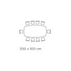 Polerat grekiskt svart keramikbord tillverkat i Italien - Grotta Viadurini