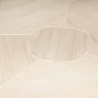 i borstad ek bord med vax yta Andy Viadurini