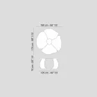 i borstad ek bord med vax yta Andy Viadurini