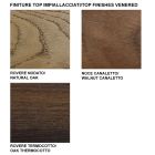 Fanerat träbord Utdragbart upp till 325 cm Tillverkat i Italien – sjuttiotalet Viadurini