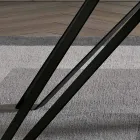 Bord i kolaskafaner och metall Tillverkat i Italien - Meluso Viadurini