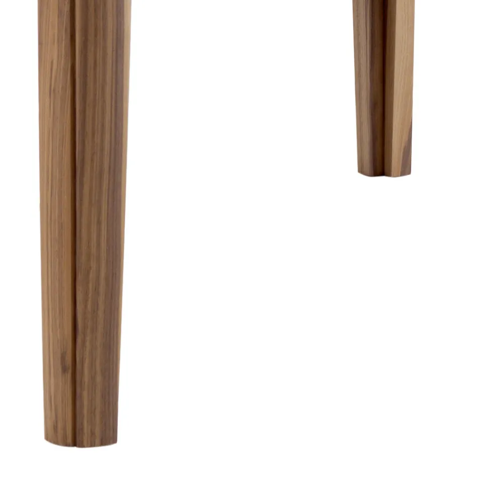 Grilli York Square Modernt massivt träbord tillverkat i Italien Viadurini