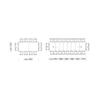 Utdragbart melaminträbord upp till 470 cm Tillverkat i Italien – Gordito Viadurini