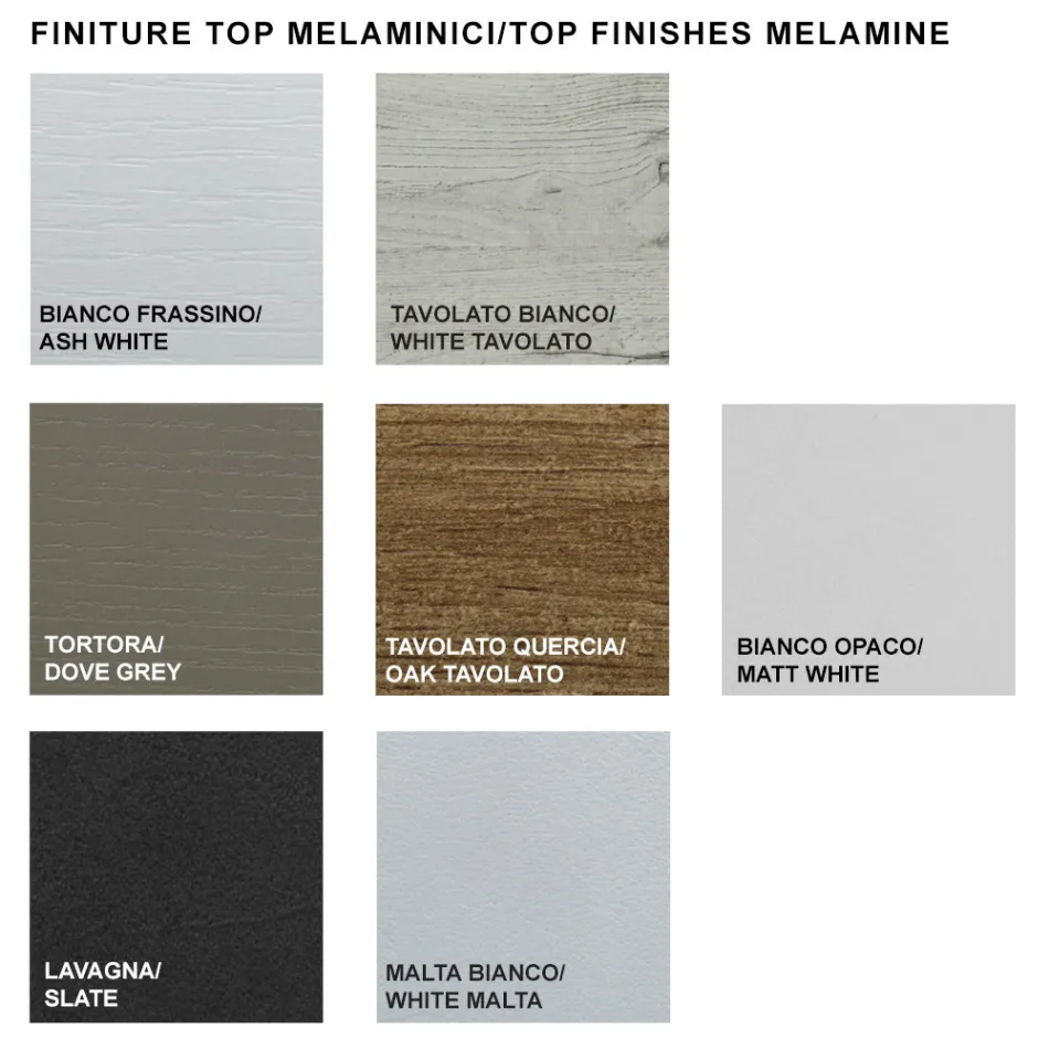 Utdragbart melaminträbord upp till 470 cm Tillverkat i Italien – Gordito Viadurini