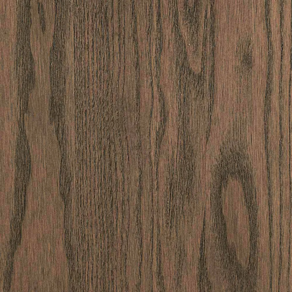 Modernt knutat ekträbord tillverkat i Italien Zerba Viadurini