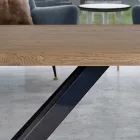 Bord i Masellato ek pläterad och metall Tillverkat i Italien - Seoul Viadurini