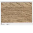 Bord i fanerad knuten ek och metallben Tillverkat i Italien - Vicente Viadurini