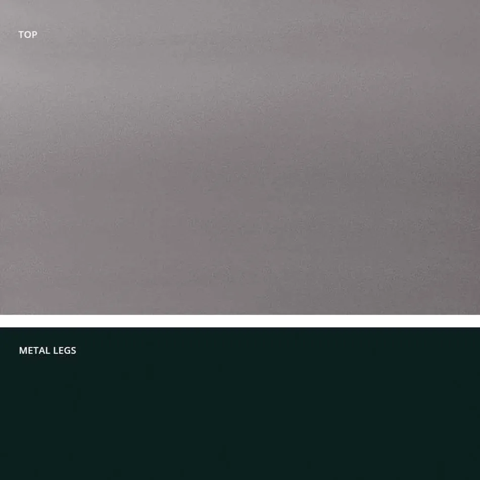 Härdat glasbord av modern design producerad i Italien, Clark Viadurini