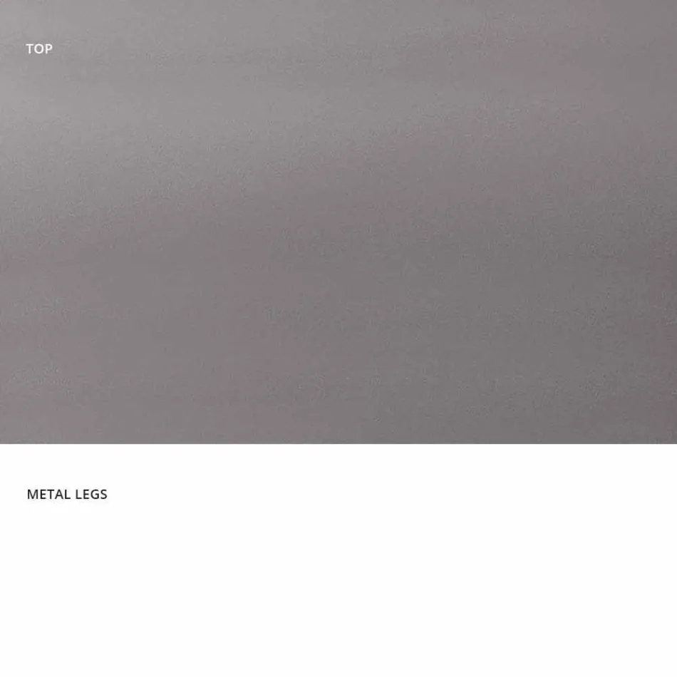 Härdat glasbord av modern design producerad i Italien, Clark Viadurini