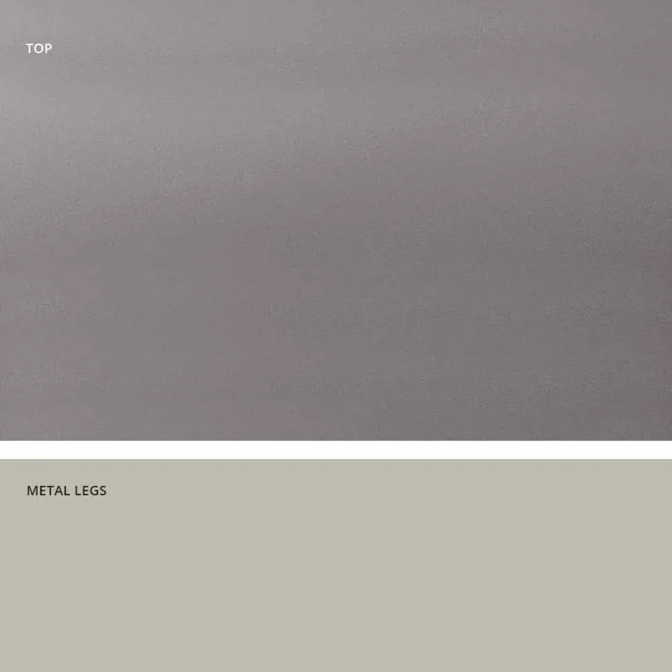 Härdat glasbord av modern design producerad i Italien, Clark Viadurini