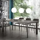 Glaskeramiskt förlängbart bord upp till 240 cm Terni Viadurini