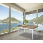 Utdragbart inomhusbord i gran med formade hörn Tillverkat i Italien - Faramir Viadurini