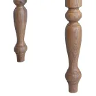 Inomhusbord med ekskiva och ben Tillverkat i Italien - Geolier Viadurini