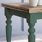 Utdragbart vardagsrumsbord i nordisk gran Tillverkat i Italien - Benidorm Viadurini