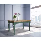 Utdragbart vardagsrumsbord i nordisk gran Tillverkat i Italien - Benidorm Viadurini