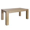 Utdragbart vardagsrumsbord i Knotted Oak Pläterad Tillverkad i Italien - Durin