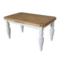 Utdragbart vardagsrumsbord i ek med formade hörn Tillverkat i Italien - Rafael