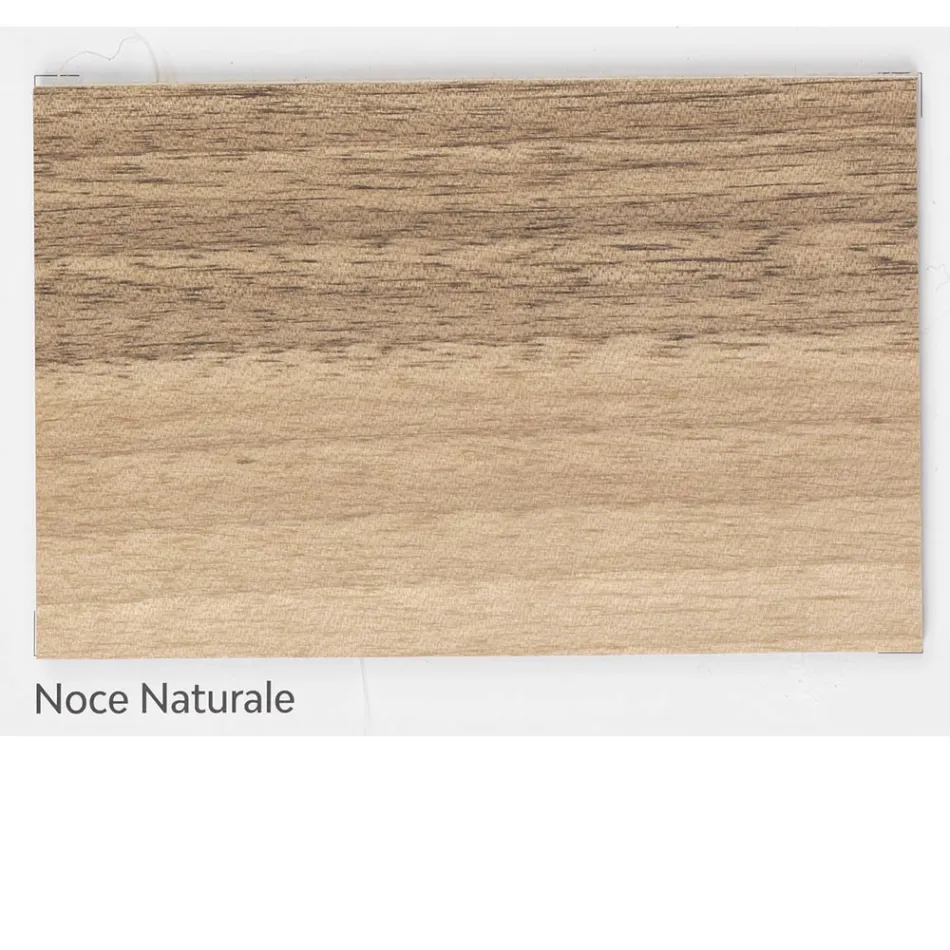 Living Bord i Real Solid Knotted Walnut Made in Italy - Boromir Viadurini