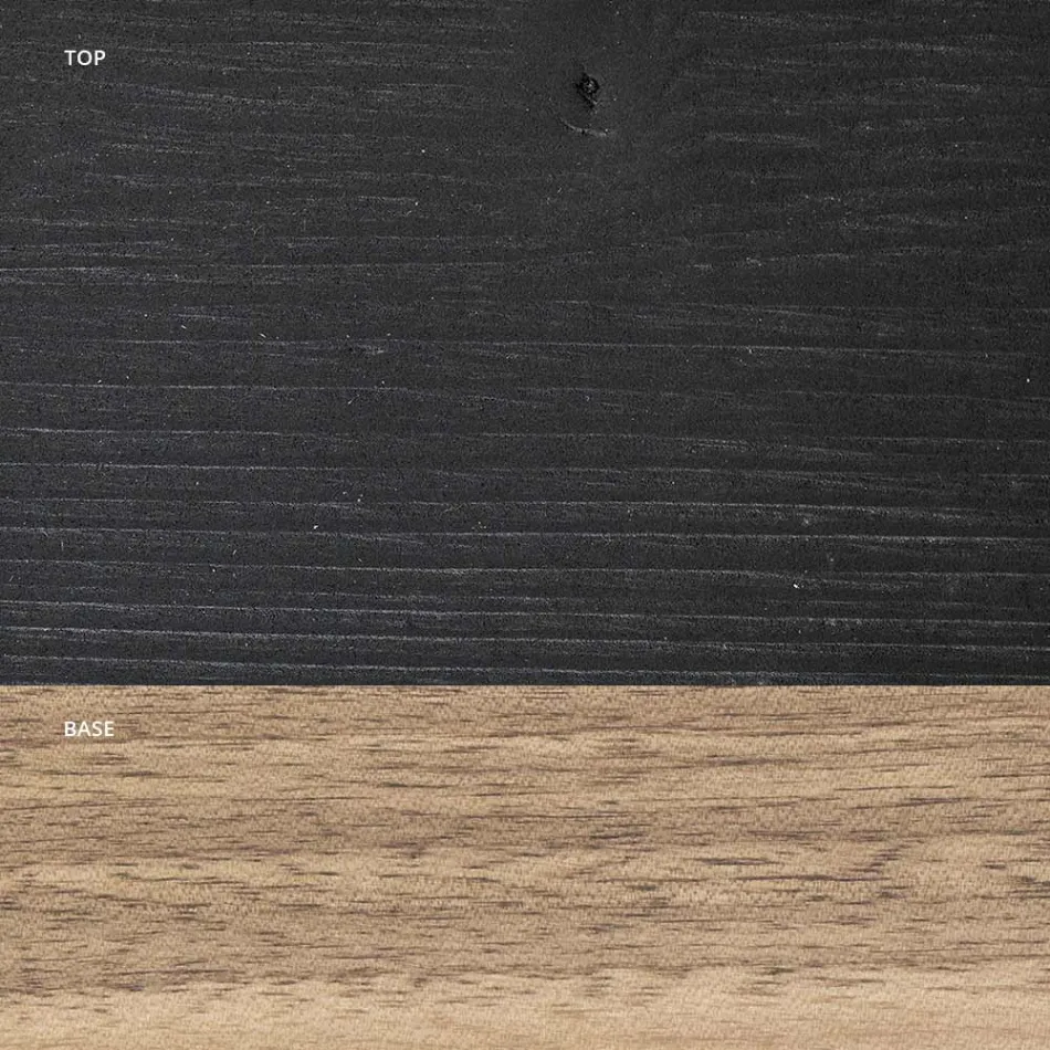 Living Table Helt Tillverkat i Ek Tillverkat i Italien - Geolier Viadurini