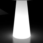 Utomhusljusbord med LED-ljusbas och rund skiva Tillverkat i Italien - Forlina Viadurini