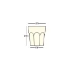 Utomhusdesign ljusbord i polyeten och HPL Tillverkat i Italien - Pucca Viadurini