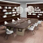 Mötesbord i melamin av Andrea Stramigioli - Butterfly Viadurini