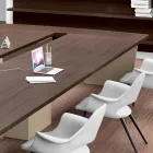 Mötesbord i melamin av Andrea Stramigioli - Butterfly Viadurini