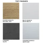 Modernt utdragbart bord till 300 cm i laminat och glas Made in Italy - Tear Viadurini