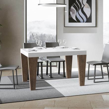 Modernt utdragbart bord till 440 cm i Made in Italy Wood - Mountain Viadurini