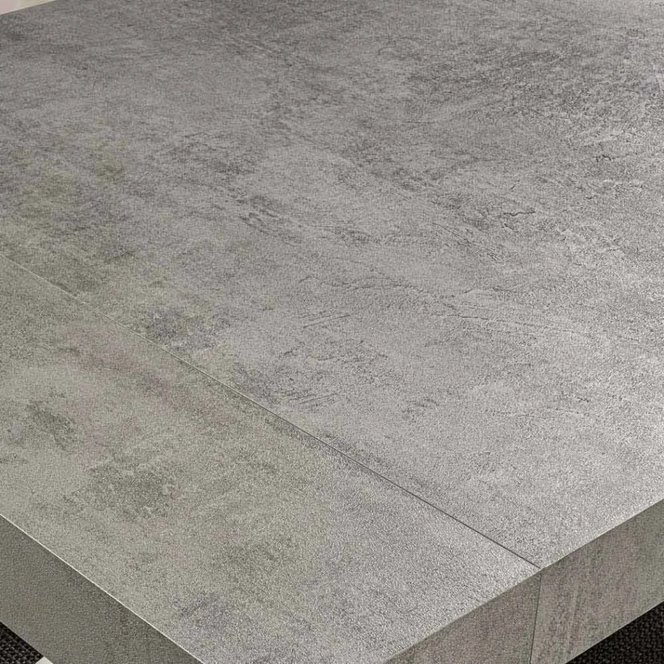 Modernt utdragbart bord upp till 260/280 cm i trä och metall - Teramo Viadurini