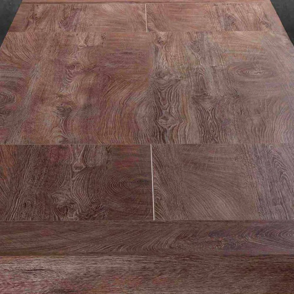 Modernt utdragbart bord upp till 260/280 cm i trä och metall - Teramo Viadurini