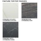 Modernt utdragbart bord upp till 278 cm i keramik Made in Italy - Settimmio Viadurini