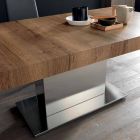 Modernt utdragbart bord Upp till 480 cm i trä tillverkat i Italien - Michael Viadurini