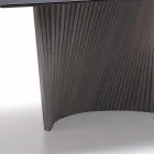 Modernt bord med marmor effekt stengods topp gjord i Italien, Adrano Viadurini