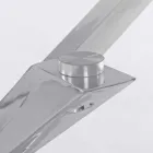 Homemotion matbord med härdat glasskiva - Denda Viadurini